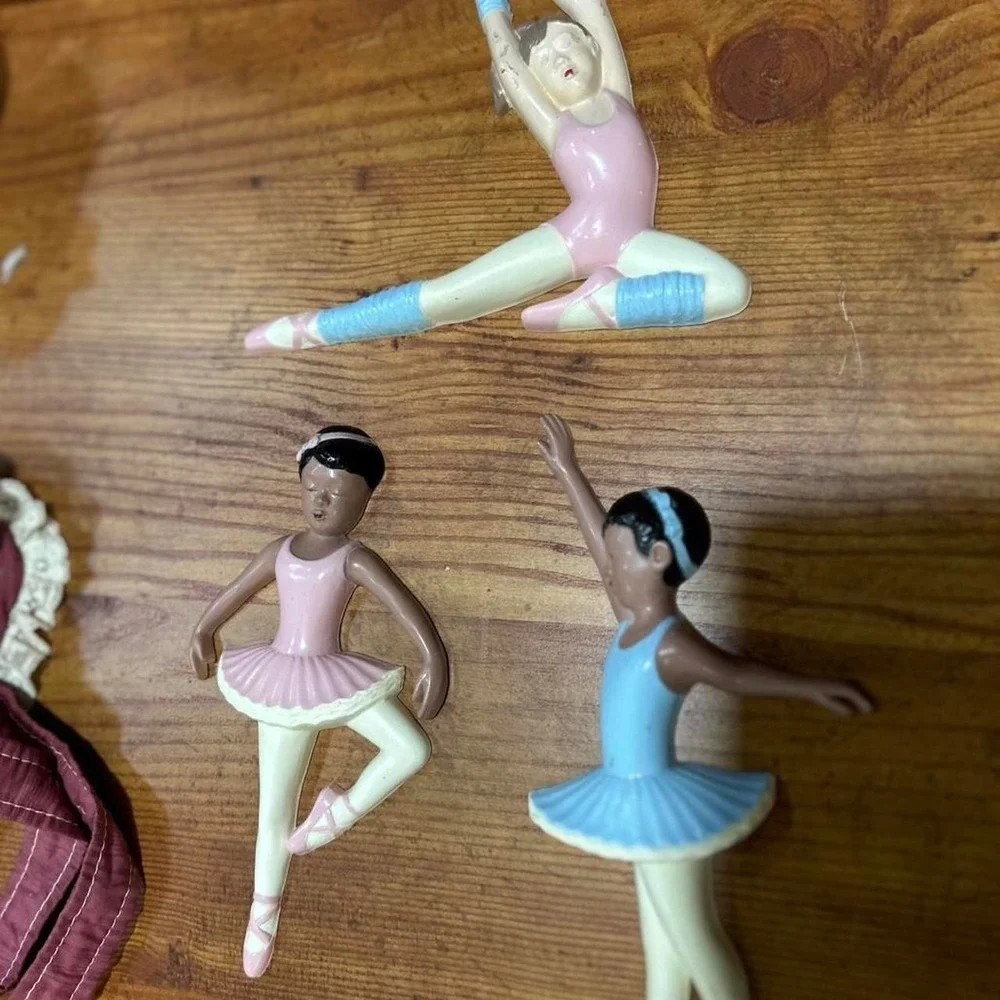 Vintage Ballerina Wall Decor 1990s Ballet Dancing Girl Plaques